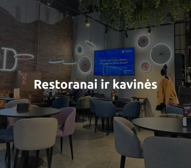 Restoranai ir kavinės